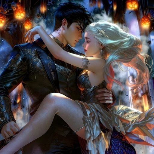Pictured here is a possibly gangster - an Asian gangster man with a dancing lady in an erotic pose, leg up, enjoying.